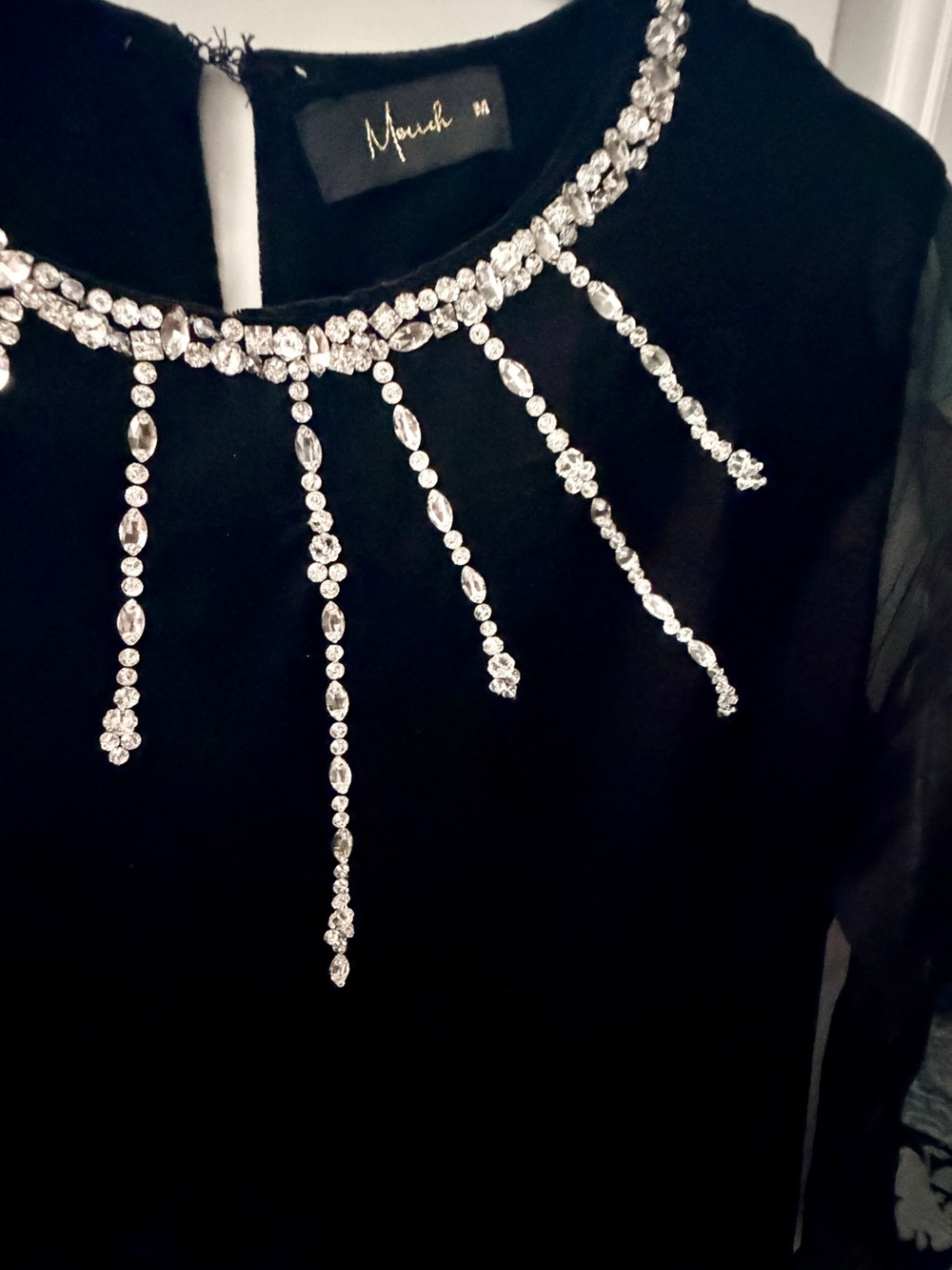 New Pakistani Indian velvet black shirt it’s very beautiful brand lulusar